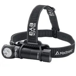 Налобний ліхтар Mactronic Black Eye R40 4000 лм, авіаційний алюміній, чорний
