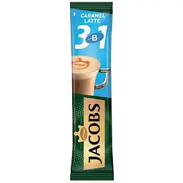 Кавовий напій Jacobs 3в1 Caramel Latte, оригінал, 56х12,3 г 688,8 г - мініатюра 2