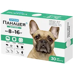 Протипаразитарна пігулка для собак Superium Панацея 8-16 кг