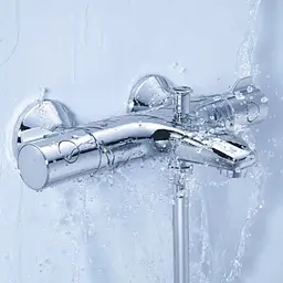 Змішувач для ванни Grohe Grohtherm 800 34567000 з душовим гарнітуром 27948001 (34567001) - мініатюра 9