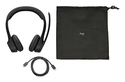 Бездротові навушники накладні з вбудованим мікрофоном Logitech Zone 305 EMEA28-935 Black - мініатюра 6
