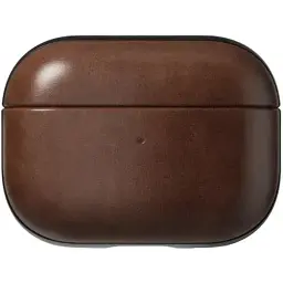 Чохол Nomad Modern Horween Leather Case шкіряний для Airpods Pro 2 покоління Rustic Brown - мініатюра 2
