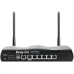 Маршрутизатор Drytek Vigor 2927ac, 2(6) WAN GbE, 5 LAN GbE, 2 USB 2.0, 50 VPN, Multi-LAN (8+DMZ+IP R