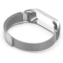 Ремінець-бампер DK для Samsung Galaxy Fit2 (R220) Metal Milanese Loop Magnetic (silver) - мініатюра 3