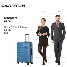 Валіза CarryOn Transport (L) Blue Jeans (502409) - мініатюра 10