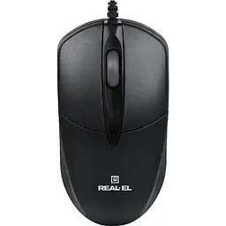 Миша REAL-EL RM-211 Чорний USB - мініатюра 2