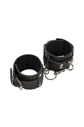 Наручники Leather Dominant Hand Cuffs Black - мініатюра 1