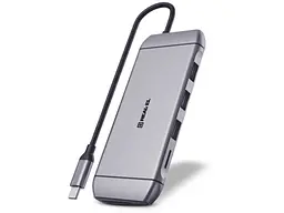 Мультипортовий адаптер REAL-EL CQ-900 Space Grey (EL123110003)