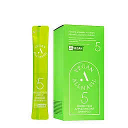 Шампунь для волосся безсульфатний All Masil 5 Probiotics Apple Vinegar Shampoo 8 мл