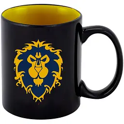 Чашка World of Warcraft Alliance (Варкрафт) 325 мл Чорний - мініатюра 2