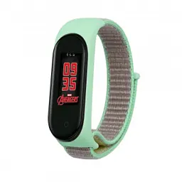 Ремінець до фітнес браслета BeCover Nylon Style для Xiaomi Mi Smart Band 5/6 Green-Sand (705419)