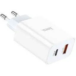 Мережевий зарядний пристрій Hoco C97A PD20W+QC3.0 White (766076) [170754] - мініатюра 4