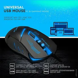 Миша Aikun Apparition Optical Gaming Mouse Backlight GX52 1000-3200DPI - мініатюра 8