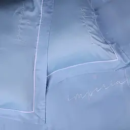 Комплект постільної білизни MirSon Imperial Tencel №04 Blue 2 x 143 x 210 см (2200010754322) - мініатюра 4