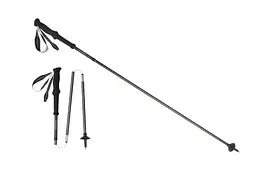 Трекінгова палиця Naturehike (CNK2450DS017) 35-110см - складна - чорна