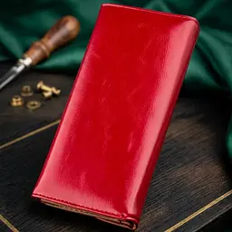 Гаманець жіночий з гладкої екошкіри KIVI 19072 Яскраво-рожевий - мініатюра 4