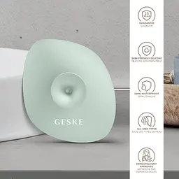 Щітка для обличчя GESKE Facial Brush 4 в 1 з тримачем зелена - мініатюра 6
