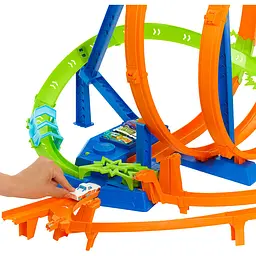 Трек Hot Wheels Гігантська петля Шалені зіткнення (HNL97) - мініатюра 4