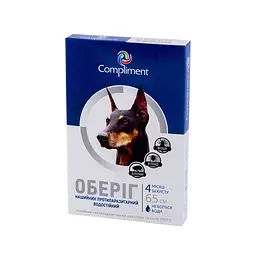 Протипаразитарний нашийник для собак Healthy Pet Оберіг білий 65 см 203077