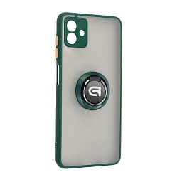 Чохол ArmorStandart Frosted Matte Ring для Samsung A04 (A045) Dark Green