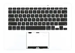 Клавіатура для ноутбука Apple MacBook Pro (A1425) Black, (Silver TopCase), RU (горизонтальний ентер) - мініатюра 2