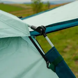 Намет туристичний тримісний Lugi з тентом синій LU005BL - мініатюра 6