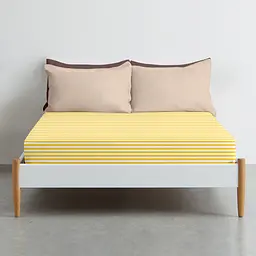 Простирадло на резинці Cosas HONEY LINE 180х200х20 см (LineYellow-5045_180x200x20) - мініатюра 3
