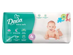 Пiдгузки DADA (7-18кг) 46шт Extra soft 4+ Maxi Plus