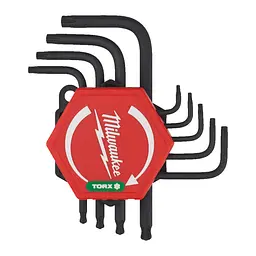 Набір ключів Г-образних Torx Compact MILWAUKEE, (T8/T9/T10/T15/T20/T25/T27/T30/T40) (9шт) , пластиковий холдер - мініатюра 2