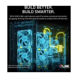 Система рідинного охолодження Corsair iCUE LINK TITAN 360 RX LCD White AIO (CW-9061026-WW) - мініатюра 2