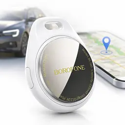 Пошуковий GPS-трекер Borofone Бездротовий маякБілий Anti-Lost device Білий (6941991109867) (BC100)