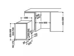 Встраиваемая посудомоечная машина Whirlpool WIC3C26F - миниатюра 3
