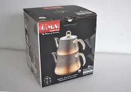 Двоярусний чайник O.M.S. Collection 8200-M Gold (0,8/1,8 л.) - мініатюра 10