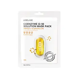 Тканинна маска для обличчя Lebelage Q10 Natural Mask з коензимом