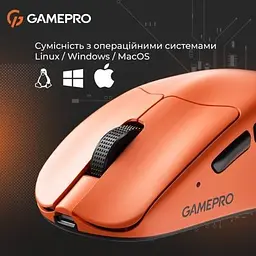 Комп'ютерна мишка GamePro Genesis Avenger Wireless/Bluetooth/USB Orange (GM096O) - мініатюра 10