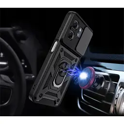 Чохол до мобільного телефона BeCover Military Infinix Hot 50i (X6531) Black (713047) - мініатюра 9