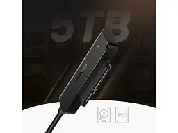 Адаптер SATA UGREEN CM321 USB 3.0 Type-C to SATA Black (70609) - мініатюра 2