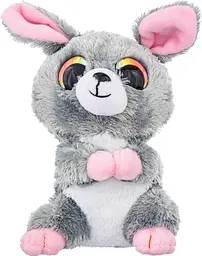 М'яка іграшка Lumo Stars Кролик Pupu класичний, 15 см, сірий (54994) - мініатюра 3