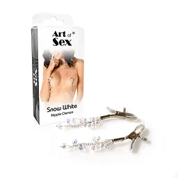 Затискачі для сосків Art of Sex Snow White Art of Sex SX2362 100687 - мініатюра 4