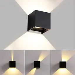Світильник вуличний садово-парковий фасадний світлодіодний SunLamp LED 7Вт 360lm 4000K IP65 - мініатюра 4
