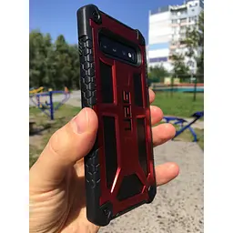 Оригінальний протиударний чохол UAG Monarch для Samsung Galaxy S10 Plus (6.4") Crimson 211351119494 - мініатюра 2