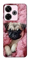 TPU чохол Demsky Мопс у ніжностях для Xiaomi Redmi 13 4G / Poco M6 4G