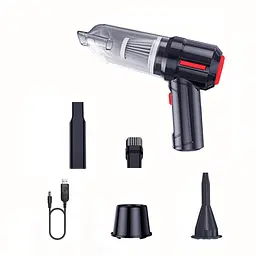 Пилосос автомобільний DK-03 HL-103B портативний акумуляторний потужний Black (16314) - мініатюра 2