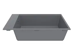 Кухонна мийка Miraggio LAGOON 760 gray (0002086) Граніт, Під стільницю/Врізна, Сірий - мініатюра 4