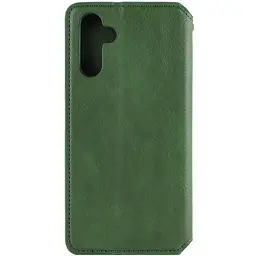 Шкіряний чохол-книжка GETMAN Cubic (PU) для Samsung Galaxy A14 4G/5G Зелений - мініатюра 2
