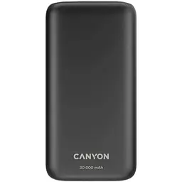 Батарея універсальна Canyon PB-301 30000mAh PD/20W, QC/3.0 (CNE-CPB301B)