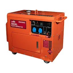 Генератор дизельний однофазний 5 кВт Bison BS8500Q (41-00412) - мініатюра 1