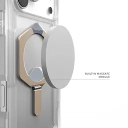 Чохол UAG для iPhone 17 Pro Max, Plasma XTE MagSafe, Clear/Titanium teh0019325 - мініатюра 3