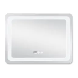 Дзеркало Qtap Mideya 800x600 (DC-F908) з LED-підсвічуванням та антизапотіванням QT2078F908W, Білий - мініатюра 4