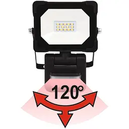 Прожектор Yato SMD LED датчик руху 50 Вт 230 В 4750 лм 75 діодів чорний (YT-818291) - мініатюра 6